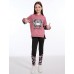 Girls Clothes Cool Girl Print Tie Dye Hoodie Pullover Sweatshirt Leggings 2PC Outfits