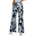 Women's Stretchy Wide Leg Palazzo Lounge Pants Casual Comfy High Waist Palazzo Pants