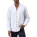 Men's Button Down Shirts Casual Long Sleeve Top Regular Fit Dress Shirts