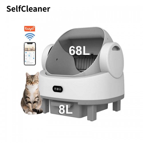 9L Smart Self-Cleaning Litter Box with APP Control, Automatic Cat Litter Box for Easy Cleaning, Hygienic & Convenient Pet Care Solution