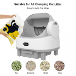 9L Smart Self-Cleaning Litter Box with APP Control, Automatic Cat Litter Box for Easy Cleaning, Hygienic & Convenient Pet Care Solution