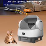 9L Smart Self-Cleaning Litter Box with APP Control, Automatic Cat Litter Box for Easy Cleaning, Hygienic & Convenient Pet Care Solution
